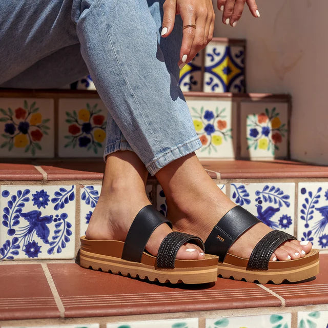 Hi Slides Reef Cushion Bounce Vista Hi Wedge Sandal REEF Women's