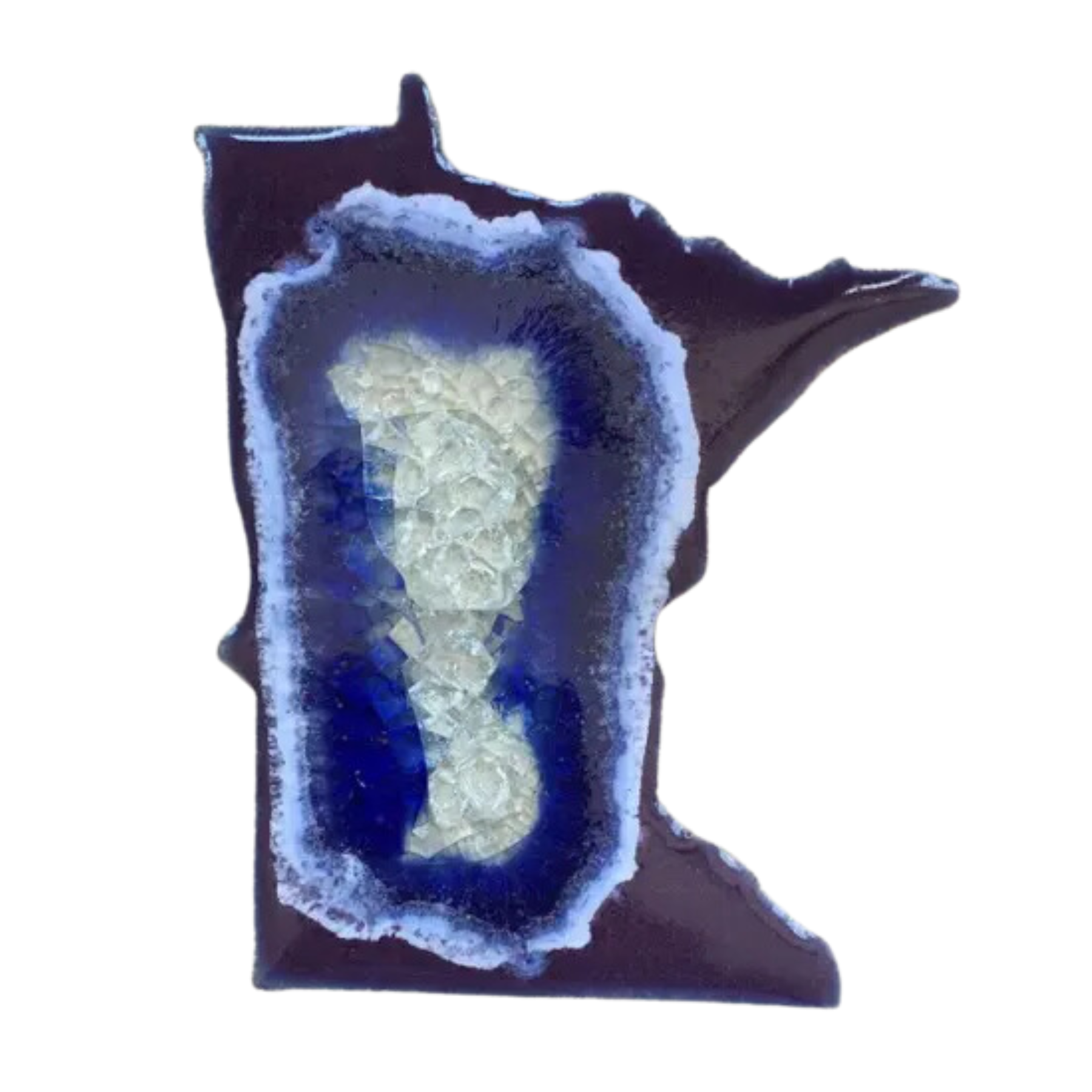 Minnesota Geode Crackle Coaster – RONNINGS
