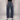 High Rise Raw Hem Crop Utility Barrel Jeans