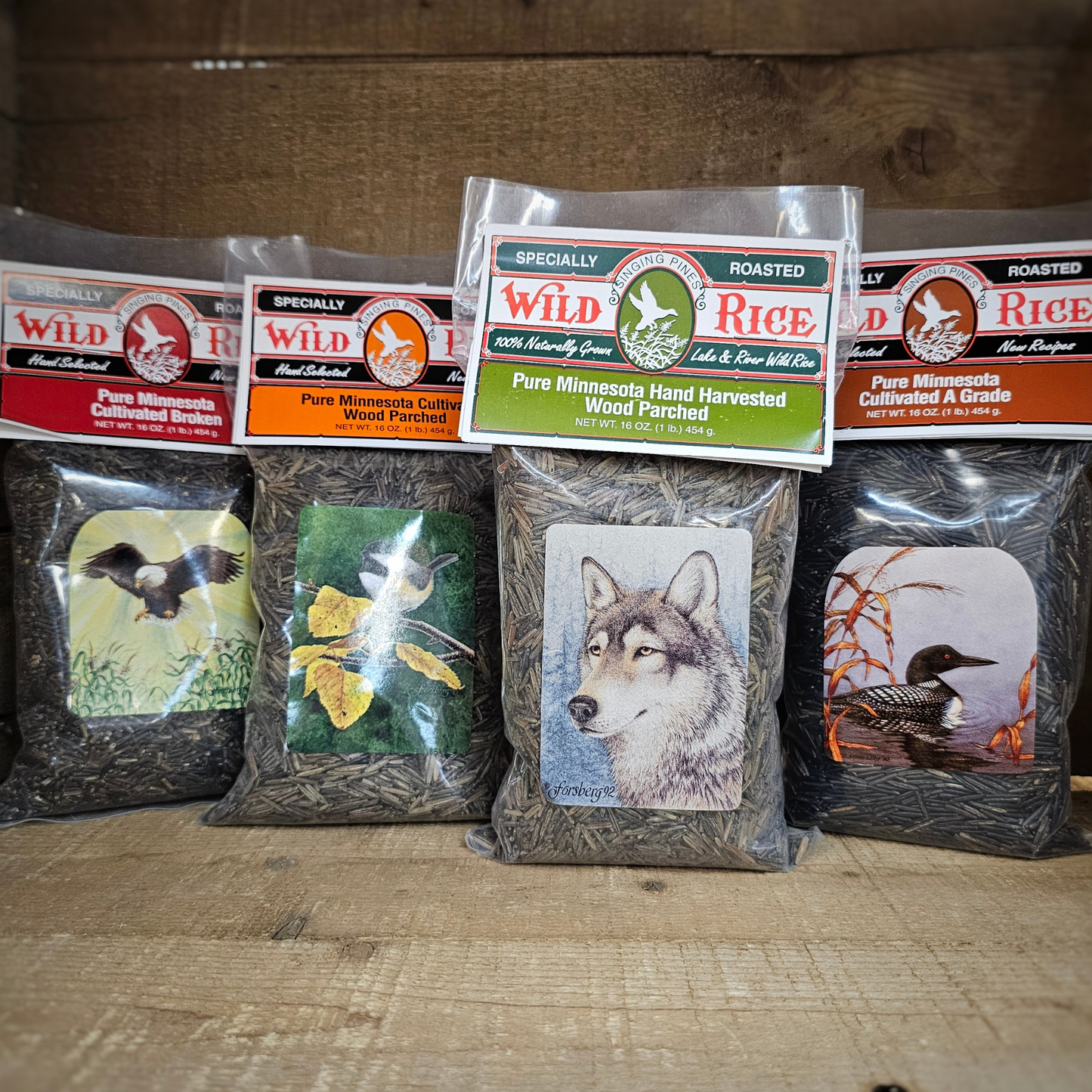 HAND HARVESTED WILD RICE RONNINGS