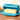 Butterie Butter Dish with Attached Flip-Top Lid - Aqua