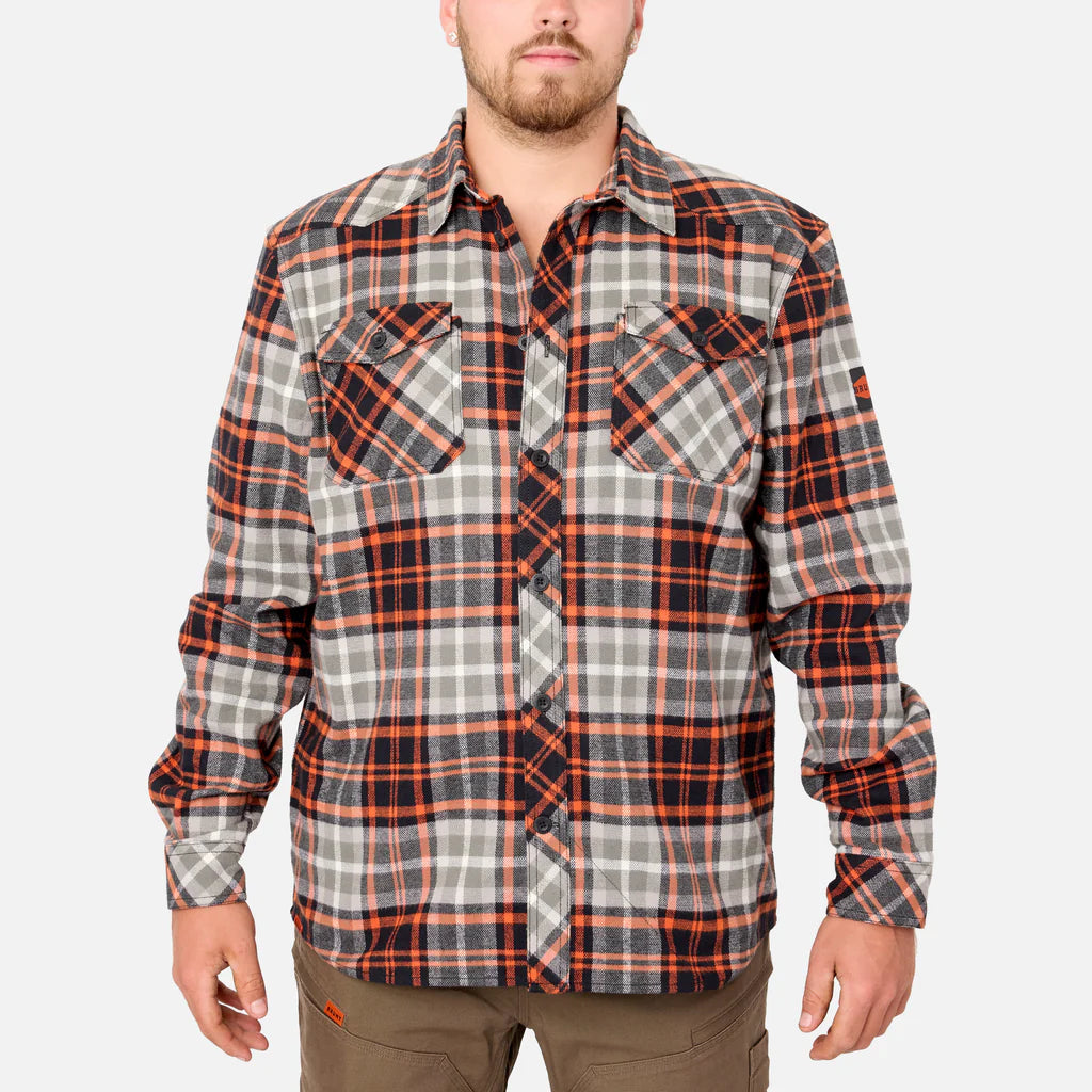 BRUNT Heavy Duty Stretch Flannel Work Shirt – RONNINGS