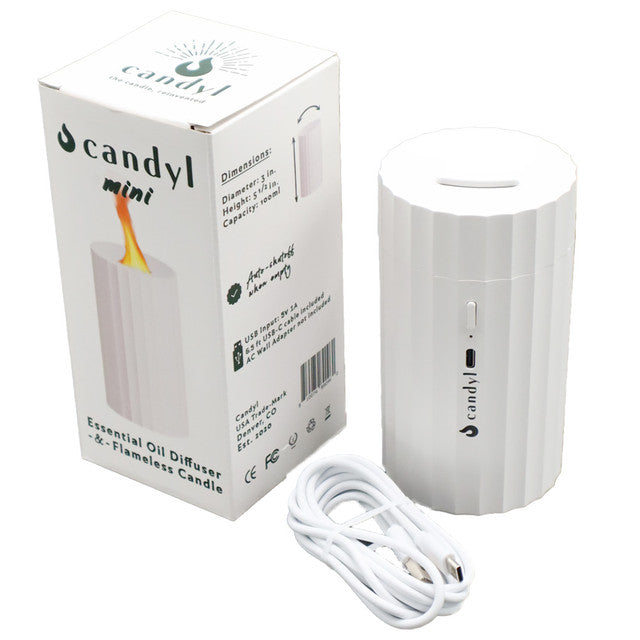 Candyl Candyl Mini Flame Diffuser – Black or White – RONNINGS
