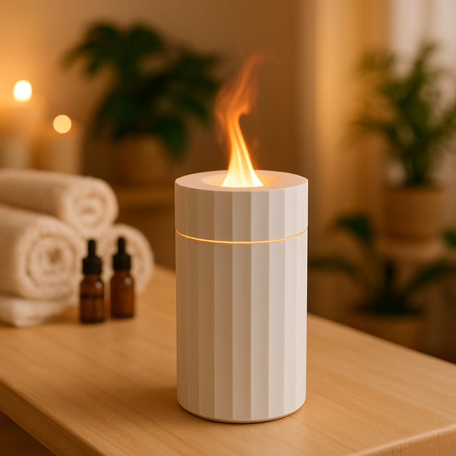 Candyl Candyl Mini Flame Diffuser – Black or White – RONNINGS