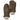 L. L. Bean Men's Buckskin Chopper Mitts in brown leather with liner mitten