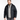 Man wearing a black L. L. Bean Men's Mountain Classic Puffer Hooded Jacket in extended size