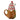 Gnome-shaped mug with a patterned hat on a white background
