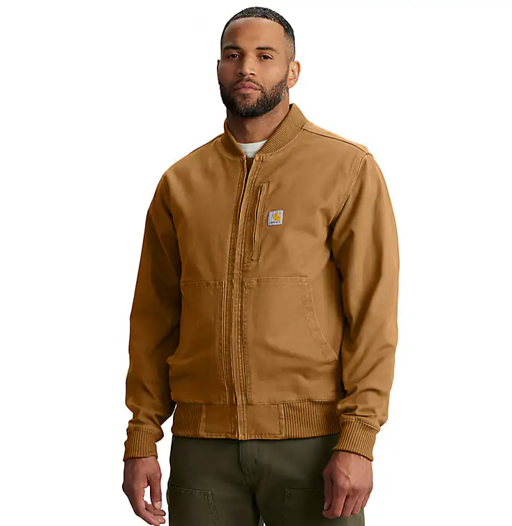 Carhartt Men's Rugged Flex® Duck Relaxed Fit Bomber Jacket – RONNINGS Carhartt Men's Rugged Flex® Duck Relaxed Fit Bomber Jacket – RONNINGS