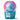 Tie Dye Bomb bath product packaging with pink and blue tie-dye pattern on a white background