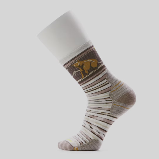 Smartwool Hike Bear Stripe Mid Crew Socks video